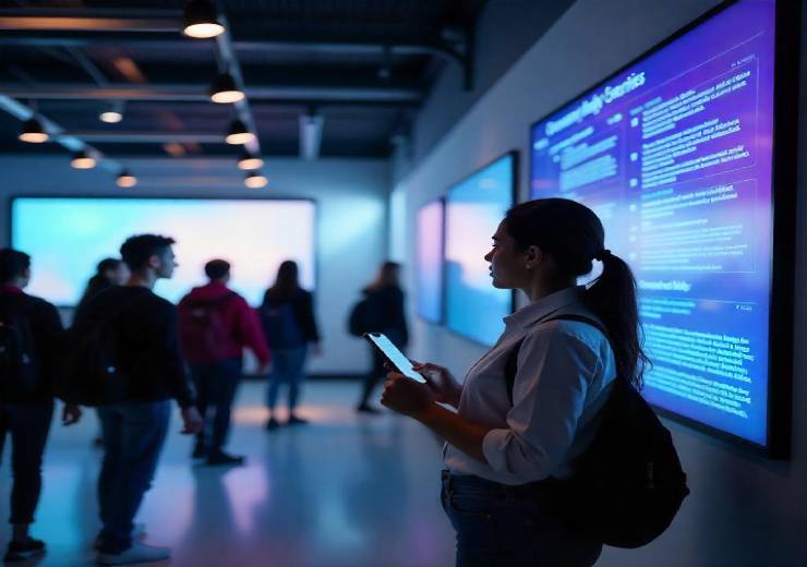 Digital signage for schools and universities